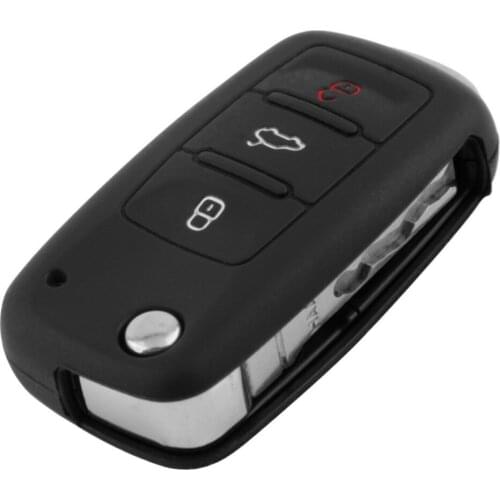 2018 Car Auto Key Cover Case Silicone Car Keychain For Remote Control For Volkswagen VW Series Universal New Drop Shipping