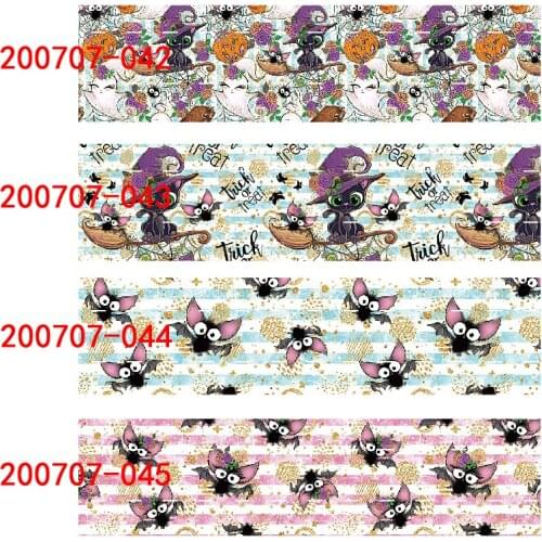 50 yards/lot) New arrival 22mm 25mm 38mm 75mm Halloween ribbon