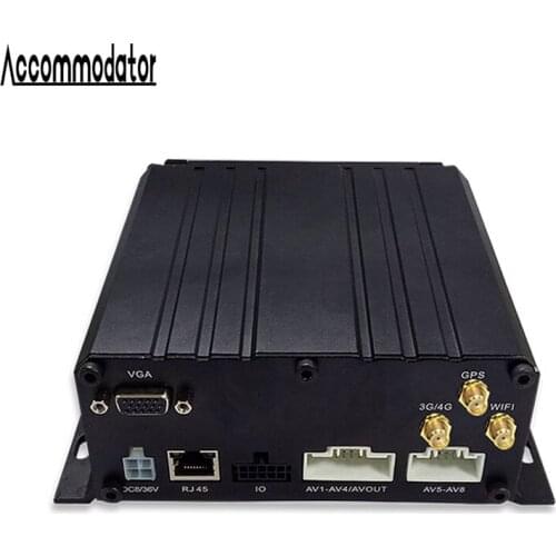 AHD 1080P 6 Channels HDD SD Card WiFi GPS 3G 4G Mobile DVR for Vehicle Car Trailer Truck Taxi School Bus