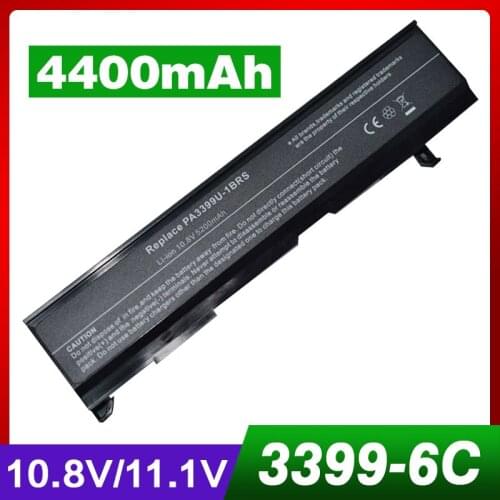 4400mAh laptop battery for TOSHIBA Satellite A100 A80 A105 PA3399U PA3399 PA3399U-1BAS PA3399U-1BAS PA3399U-1BRS PA3399U-2BAS