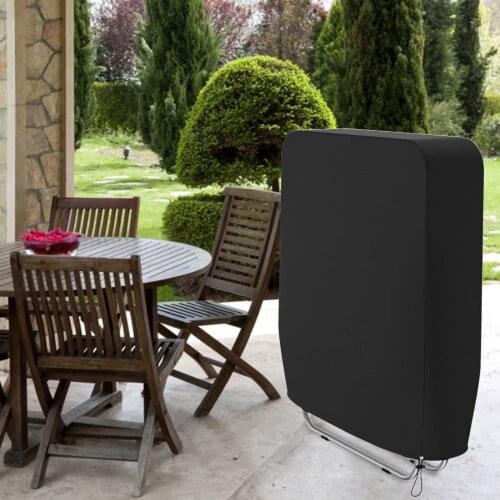 Outdoor Folding Chair Cover, Garden Furniture Protection Case, 190T Oxford Cloth Patio Patio Folding Sunbathing Chair Cover