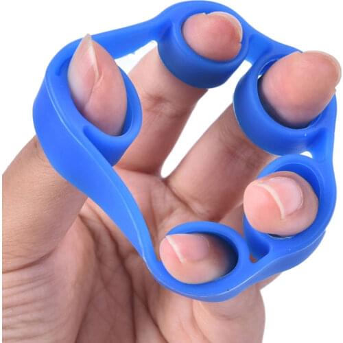 Hand Gripper Silicone Finger Expander Exercise Hand Grip Wrist Strength Trainer Finger Exerciser Resistance Bands Fitness