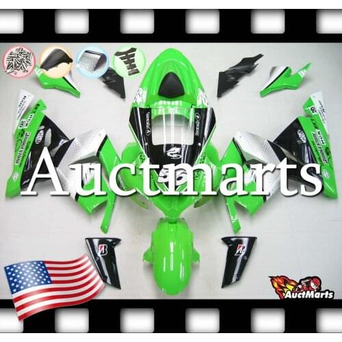 For Kawasaki Ninja ZX10R 2004 2005 04 05 Injection Plastic Fairing Kit (P/N:3d31)