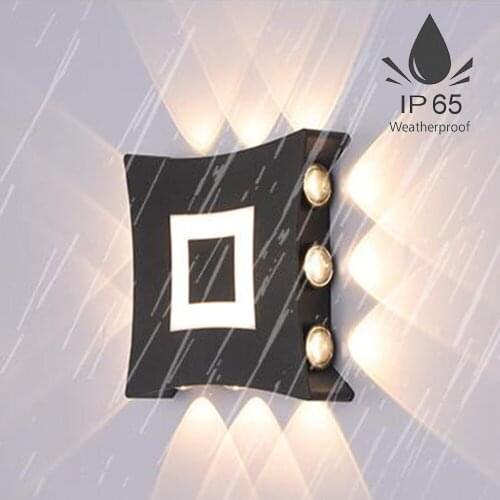 Wall Light Outdoor LED 12W Modern Up Down Wall Lamp Sconce Interior For Bedroom Mirror Waterproof Garden Lighting
