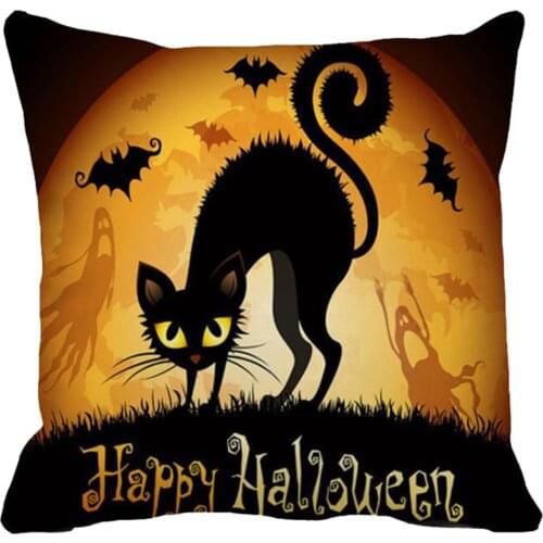 Pillowcase Cartoon Printed Cushion Cover Home Decor Cotton Linen Pillow Covers Sofa Cushions Pillow Cases TS2