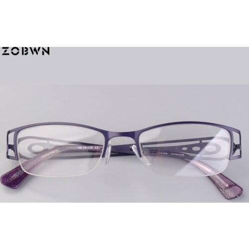 New Semi-Rimless Frame women Men Retro montures de lunette de soleil for ladies 3 colors oculos sem grau,lentilles optique gafas