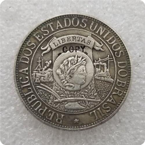 1900 Brazil 1000 Reis coins COPY commemorative coins-replica coins medal coins collectibles