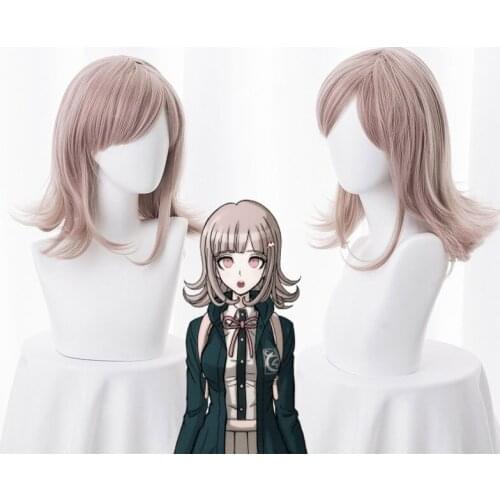 NANAMI CHIAKI Wig Super Danganronpa Cosplay Wig Anime Cosplay Hair Synthetic Heat Resistant Women Hair