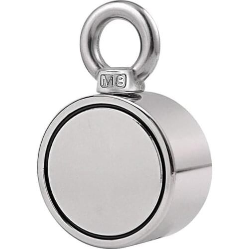 Strong Double - Sided Magnetic Ring Strong Magnetic Ring Salvage Double - Sided Magnet Magnetic Hook Dual Side Fishing Magnets 4
