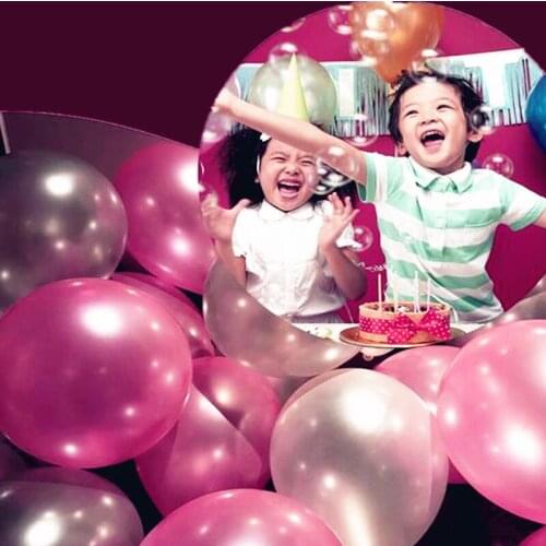 15, 50, 75, 100 PCS Birthday Wedding Baby Shower Party Pearl Latex Balloons globes pink blue gold silver Metallic ballons 12inch