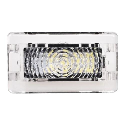 1 Pcs Ultra-bright WHITE LED (Clear Lens) High Output Interior Light Car Door Lamp Puddle Trunk Light for Tesla Model 3 S X