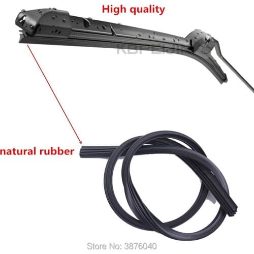 High Quality Universal U/J Type Soft Car Windshield Wiper For mitsubishi outlander 3 asx lancer 9 10 l200 pajero 2 sport Wipers