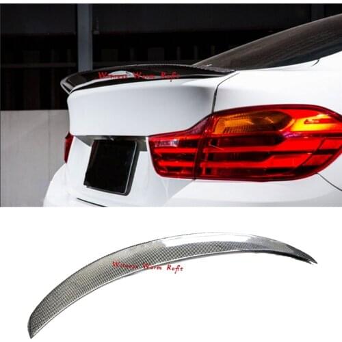 Carbon fiber Rear Wings Trunk Lip Spoiler for BMW 4-Series F36 GranCoupe 2014 2015 2016 - UP 420i 428i 435i