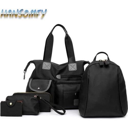 5 Sets Shoulder Bag Ladies Handbags Female Messenger Bag Casual Tote Crossbody Bags for Women Sac a Main Torebki Damskie YA-14