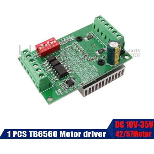1pcs TB6560 3A Stepper motor drives CNC stepper motor board Single axis controller 10 files motor controller board new original