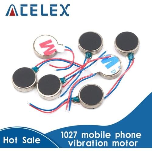 10x DC 3V 70mA 12000 RPM For Phone Coin Flat Vibrating Vibration Motor Vibration Motor G08 Drop ship 10PCS