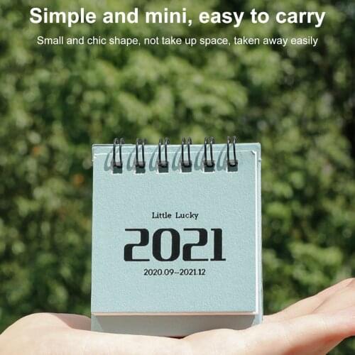 2021 Mini Desktop Calendar Notepad Hand Torn Decoration Small Desk Calendar Home Office Countertop Decoration Decoration