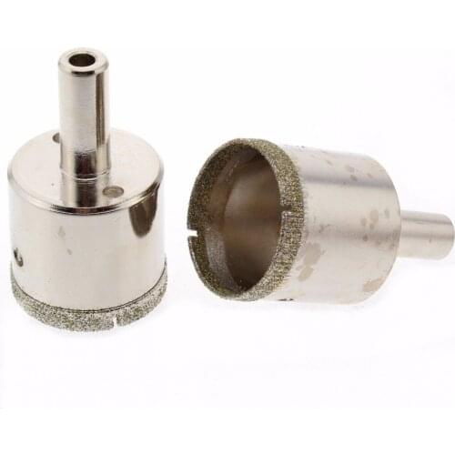 Diamond Tip Hole Saw Kit 20-40mm Core Drill Bit for Glass Tile Stone 2Pcs ILOVETOOL