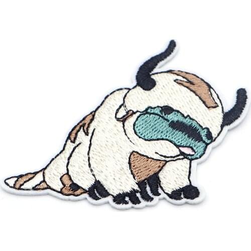 Avatar The Last Airbender Patch Appa Creative Embroidery Patch for Clothes Iron on Patch Creative DIY Accessories Sticker S130