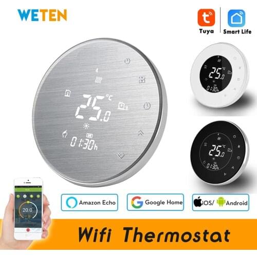 WiFi Smart Thermostat Temperature Controller for Water / Electric floor Heating Water / Gas Boiler Works with Alexa Google Home