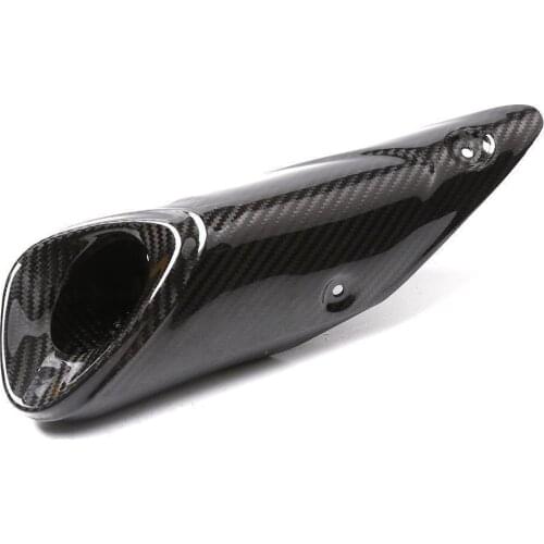 For Yamaha MT09 MT-09 FZ-09 FZ09 2014 2015 2016 Carbon Fiber Exhaust System Muffler Escape Heat Shield Guard Cover MT FZ 09