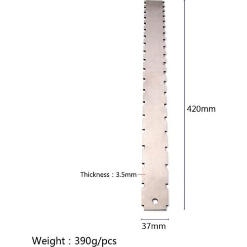 Guitar Neck Notched Straight Edge Luthiers Tool for Most Electric Guitars for Gibson Fretboard and Frets Stainless Steel