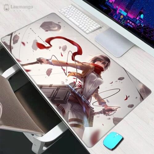 Attack on Titan XXL Mousepads Custom Any Pictures Your Favourite Unique Design Gaming Mouse Pad Thicken Big Size