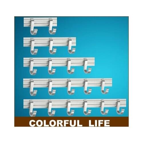 High grade Coat hooks, 1-6 And move around hooks,anti-corrosion,Space aluminum , bathroom accessories Hardware