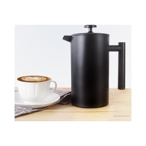 Hot Selling Coffee Espresso Maker Pot 350ML 800M 1000ML Tea Percolator Filter French Press Plunger Stainless Steel Teapot