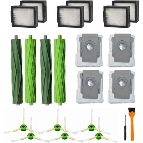HOT！-Replacement Parts for IRobot Roomba I7 I7+ I6+ I8 I3+/Plus E5 E6 E7 Vacuum Cleaner Main Brush Side Brush Filter