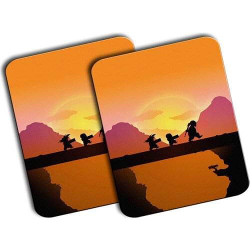 MERCHANDMANIA PACK 2 medium DRAGON BALL GOKU KRILIN master mats for raton computer pc portable gaming