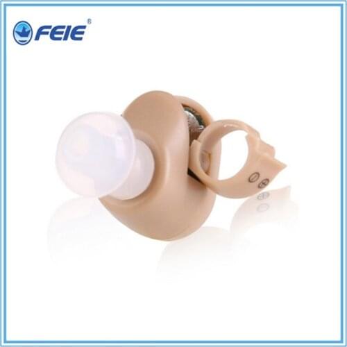 Mini Ear Aid ITC Hearing Aid Earphone With Battery A13 Deaf Apparatus Instrument S-213 spain chinese Free shipping