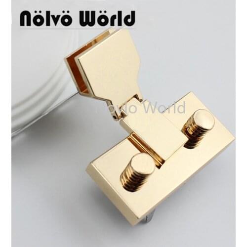 Nolvo World 2-10 pieces 5 colors 60*52mm gold luggage lock handbags hardware bag lock bag accessories