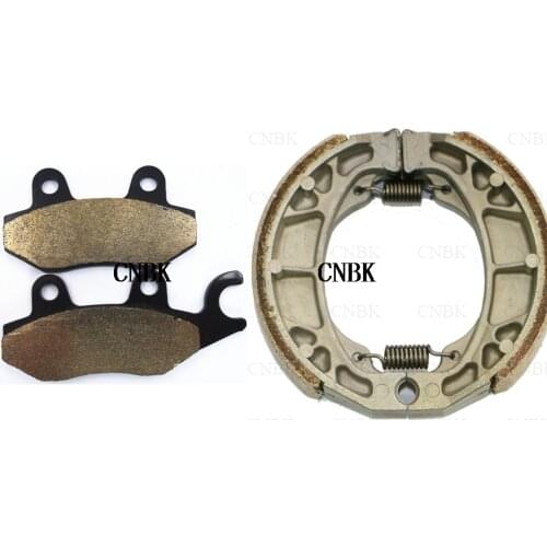 Brake Pads Drum Set for Brake Shoe Drum Set for E-TON RXL 150 Viper R 2005 (Quad) Front Rear Quad