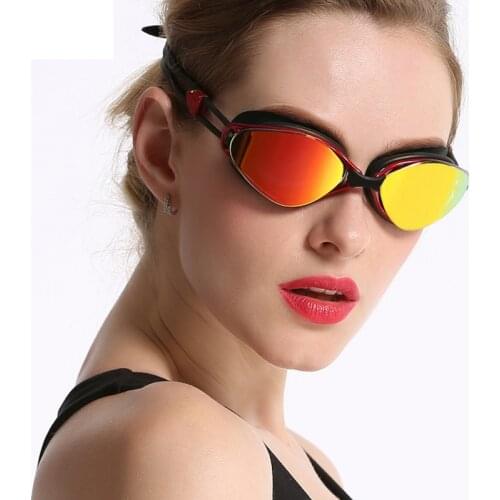 Professional Goggles Anti-Fog UV Protection Adjustable Swimming Goggles Women Men Waterproof Silicone Glasses Eyewear