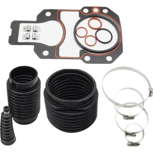 Transom Bellows Repair Reseal Kit Compatible for MerCruiser Alpha 1 Gen II, with Seals Bearing Bellows