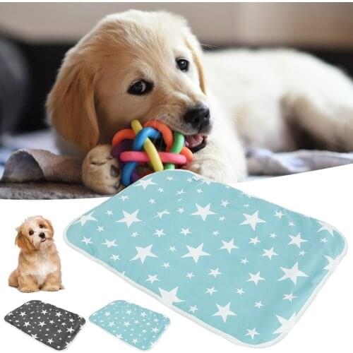 Dog Colling Mats Dog Bed Mats Waterproof Pet Bed Pad Breathable Puppy Pee Pads Washable Reusable Cotton Mat Cushion Accessory