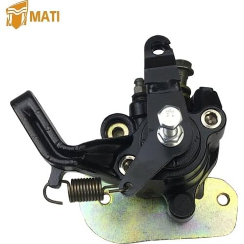 Mati Rear Brake Caliper with Pads for ATV Honda Sportrax 400 TRX400EX TRX400X TRX 400EX 400X with Parking Brake 43250-HN1-A41