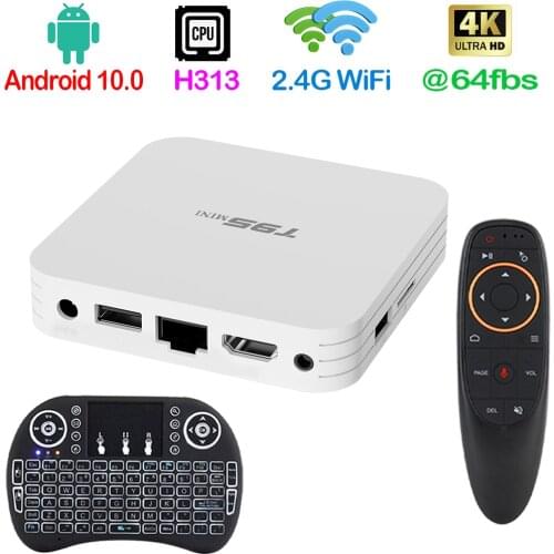 T95 MINI H313 Android 10.0 Smart TV Box 2.4G WiFi 4K Allwinner H313 Quad Core Set Top Box Media Player T95mini HODI 18.1 2021