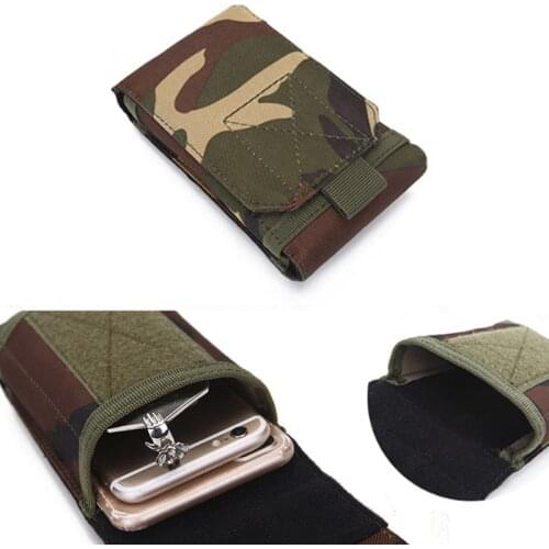 Outdoor Bushcraft Tactical Pouch Molle Military Army Backpack Camo Pocket Phone Case Run Fishing Climb Hunt Camp Hike Waist Bag