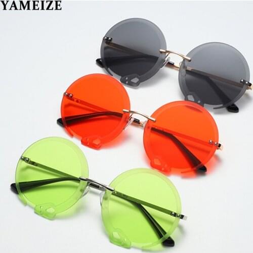 YAMEIZE Women's Sunglasses Round