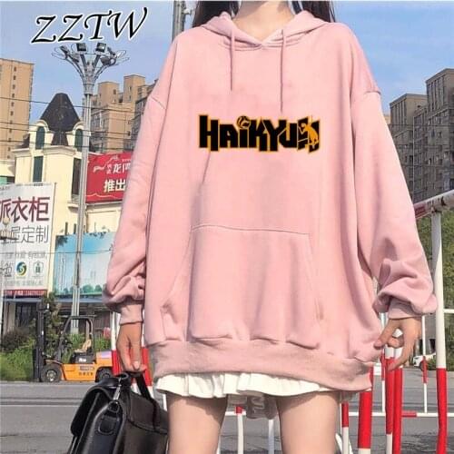 Oya oya oya - Haikyuu Anime Prints Womens Sweatshirt Splicing Fleece Hoody Spring Women Clothing Crewneck Pullover Female