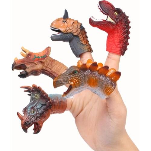 5pcs/set animals finger puppets baby plush toys finger dool Doll Unicorn Version Fairy Pony Toys for children Girl