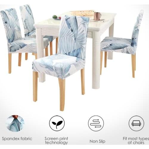 Chair Cover Spandex Removable Seat Cover for Office Dining Room Weddings Party Banquet Universal Size 1/2/4/6PC housse de chaise