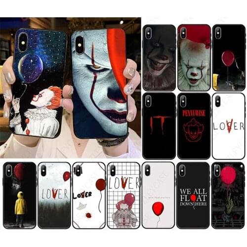 Stephen kings it Pennywise The Clown Horror Phone Case For iphone xr 11 12pro max 5s 6splus 7 8plus SE 12mini x xs max Coque