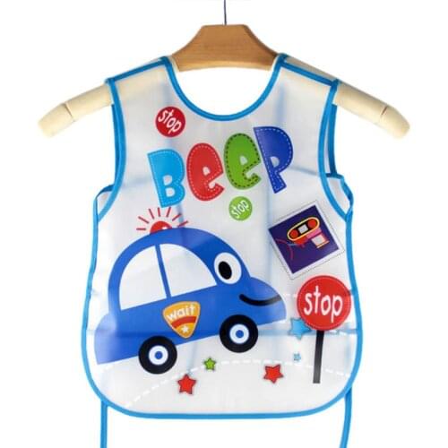 Child Translucent Soft Plastic EVA Baby Waterproof Bibs Feeding Bibs Aprons Carters Baby Bibs Burp Girls Boys