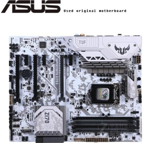 For Asus SABERTOOTH Z170 S Original Used Desktop Intel Z170 Z170M DDR4 Motherboard LGA 1151 i7/i5/i3 USB3.0 SATA3