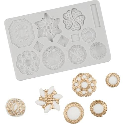 Cake Mold Gem Shape Silicone Mould Fondant Cake Decorating Tools Sugar Paste Chocolate Candy Christmas Mold Cake Decor
