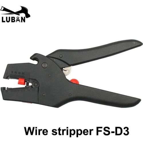 FS-D3 Self-Adjusting insulation Wire Stripper wire stripping range 0.08-2.5mm2 Multi-tool TOOL wire cutter cutting LB-1