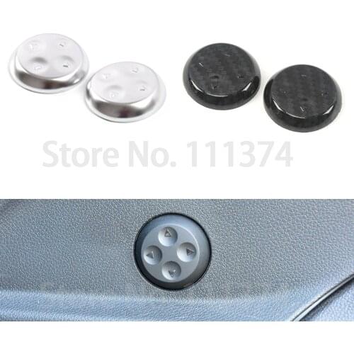 Chrome Carbon Seat Adjust Switch Cover Trim For Mercedes Benz GLC X253 C GLE GLS GL E M Class 2016-2021 Decoration Accessories